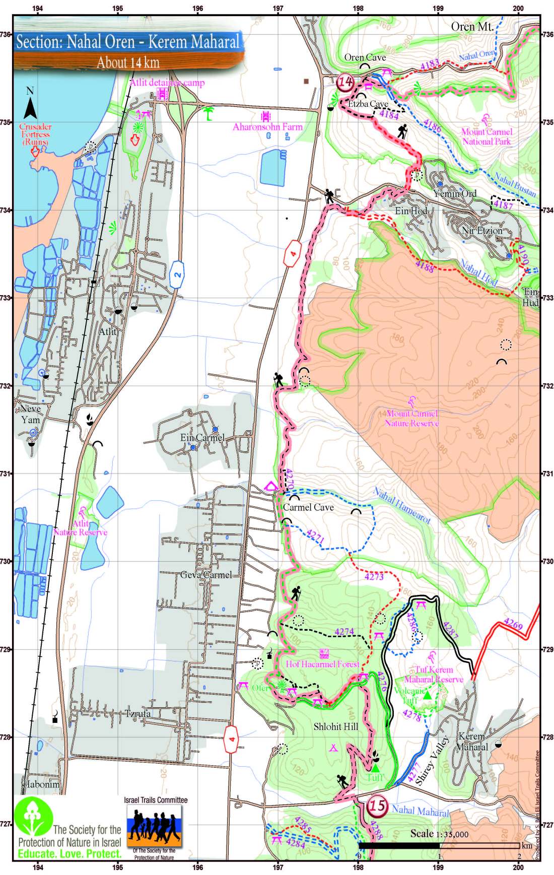 14 15 נחל אורן כרם מהרל